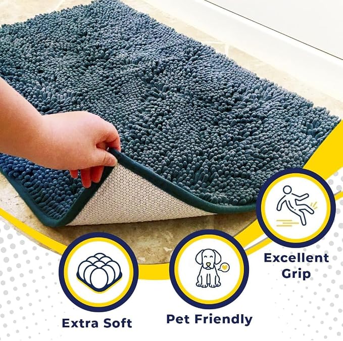Muddy Mat® Shown on TV – Super Absorbent Door Mat Indoor, Microfiber Quick Dry - Image 2