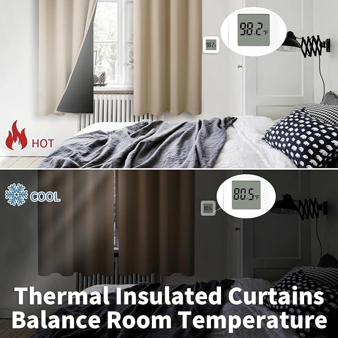 BGment Thermal Insulated 100% Blackout Curtains - Image 4
