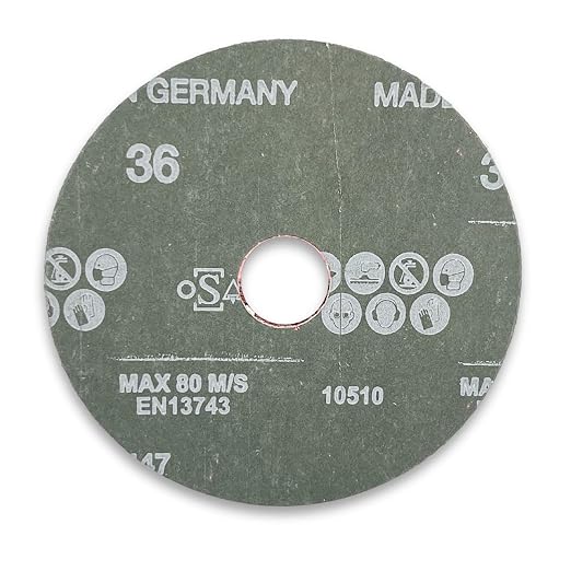 VSM 50-Pack - 7 inch 80 Grit - Ceramic Resin Fiber Discs - Image 3