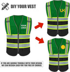 BeautyWill Custom Logo 10/20 Pack Safety Vest Class2 High Visibility Vest - Image 2