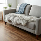 Premium Genuine Sheepskin Rug 2' x 6' Long Fur Soft & Natural Bedside Area Rug - Image 3