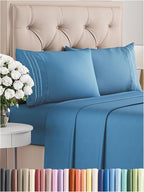 Cal King Size 4 Piece Sheet Set by CGKUnlimited