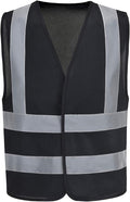 AYKRM 12 colour High visibility viz vest hi vis viz reflective work by AYKRM