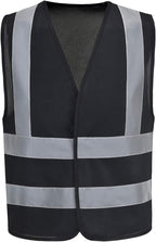 AYKRM 12 colour High visibility viz vest hi vis viz reflective work by AYKRM