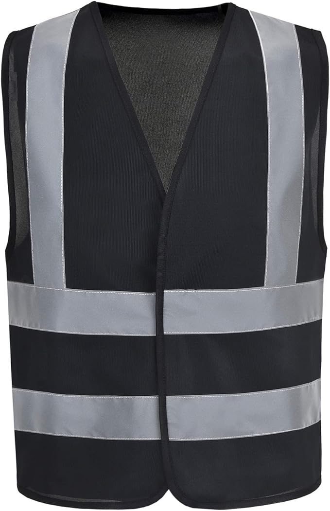 AYKRM 12 colour High visibility viz vest hi vis viz reflective work by AYKRM