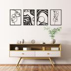 Art3d Metal Wall Art, Line Art Wall Décor, Life and Romance Story theme - Image 7