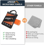 APEXUP Microfiber Travel Towel, Ultra Absorbent Quick Dry Towels, Lightweight - Image 3