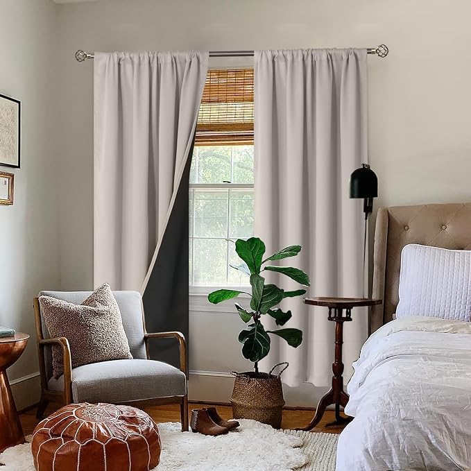 BGment Full Blackout Curtains for Living Room 84 Inch Length 2 Panels Set - Image 2