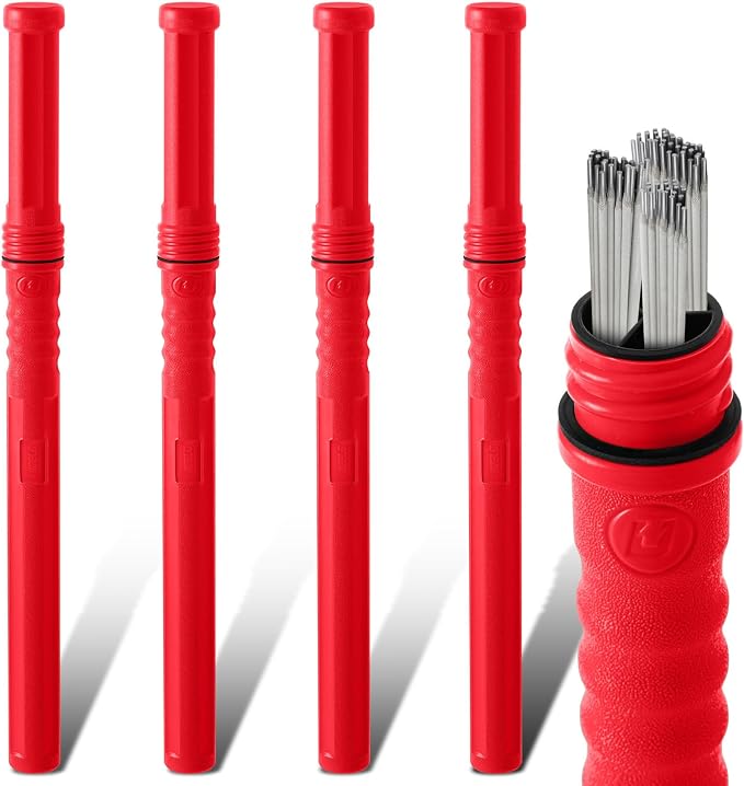 Tandefio 4 Pcs Welding Rod Storage Tube 40 Inch Tig Rod Storage Canisters by Tandefio