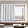 NICETOWN Greyish White Room Darkening 72 inch Curtain, Grommet Thermal by NICETOWN