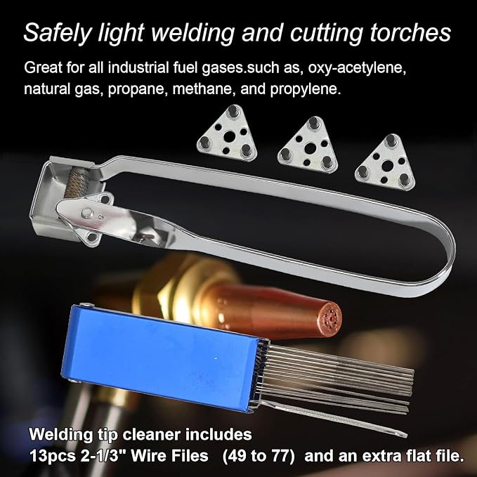 Welding Accessories, Chipping Hammer, Leather Welding Gloves 13.5", Soapstone - Image 6