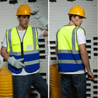 BeautyWill Custom Safety Vest Logo Class 2 High Visibility Reflevtive Vest - Image 6