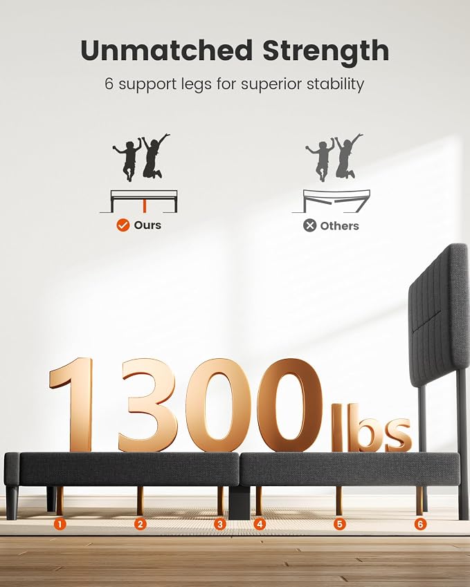 Amada Twin Platform Bed Frame - Image 3