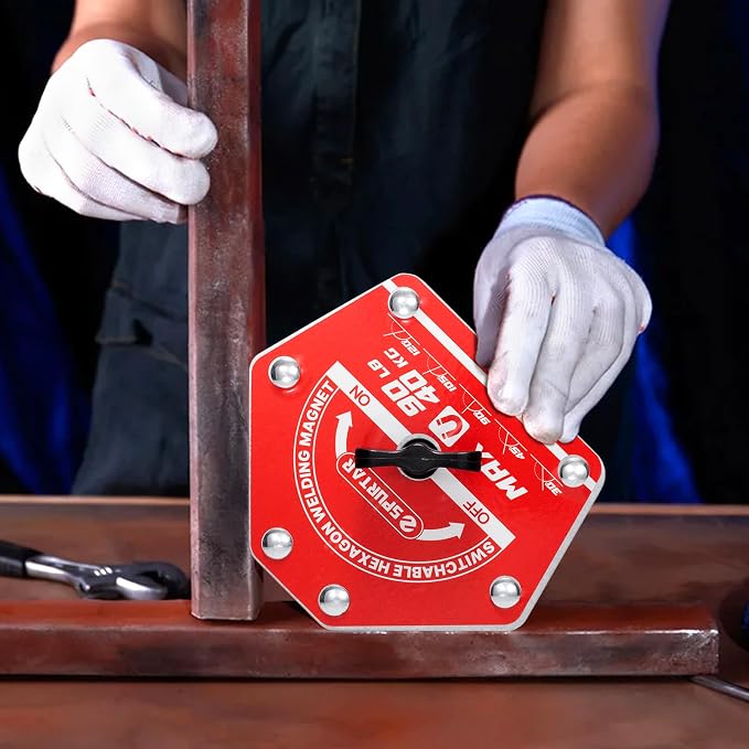 Spurtar Switchable Welding Magnets 90lbs Welding Clamps On Off Magnet Holder - Image 6