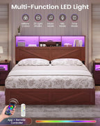 AOGLLATI Farmhouse Queen Bed Frame - Image 3