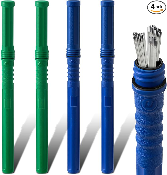 Tandefio 4 Pcs Welding Rod Storage Tube 40 Inch Tig Rod Storage Canisters by Tandefio