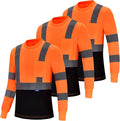 AYKRM Safety T Shirt Reflective High Visibility hi vis Long Sleeve T Shirt by AYKRM
