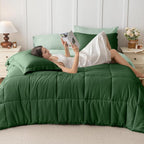 JOLLYVOGUE Twin XL Comforter Set, Ultra-Soft Bed in a Bag Twin XL Size 5 Pieces - Image 6