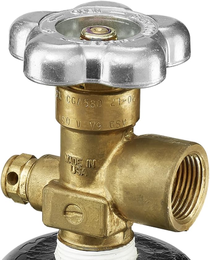 PrimeWeld 75% Argon 25% CO2 Bottle 125CF | DOT 3AA | USA CGA 580 Valve | Best - Image 4