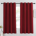 NICETOWN Room Darkening Blackout Red Curtain by NICETOWN