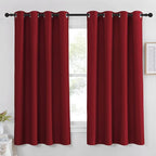 NICETOWN Room Darkening Blackout Red Curtain by NICETOWN