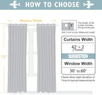ChrisDowa Blackout Curtains 72 inches Long - Image 5
