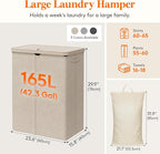 Lifewit 165L Laundry Basket - Image 4