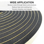 Weather Stripping Door Seal Strip, Strong Adhesive, Weatherproof, Gap Filler - Image 6