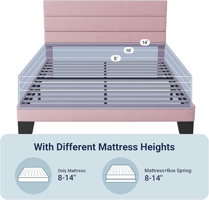 Allewie Full Size Platform Bed Frame - Image 5