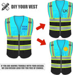 BeautyWill Custom Logo 10/20 Pack Safety Vest Class2 High Visibility Vest - Image 2