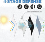 RYB HOME Soundproof & Dust Particle Filtering Curtains 100% Blackout Thermal - Image 2