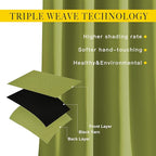 NICETOWN Room Darkening Kitchen Curtains - Image 3