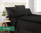 Pure Bamboo Twin Sheets, Genuine 100% Organic Viscose Derived from Bamboo Bed - Image 5