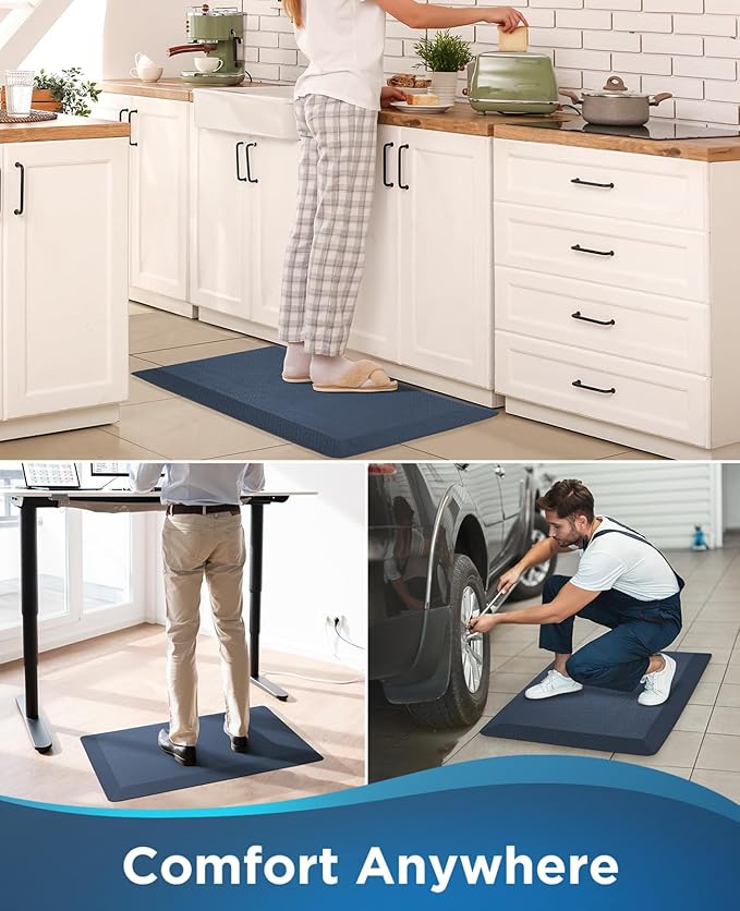 Ophanie Kitchen Mats for Floor, 3/4 Inch Thick Kitchen Rugs, Waterproof - Image 8
