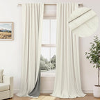 Blackout Window Curtains 2 Panel Set by Pitalk