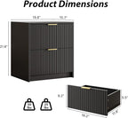 3-Piece Dresser Bedroom Set, 9 Drawer Dresser & 2 Drawer Nightstands - Image 4