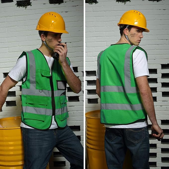 BeautyWill Custom Safety Vest Customized Logo Class 2 High Visibility - Image 6