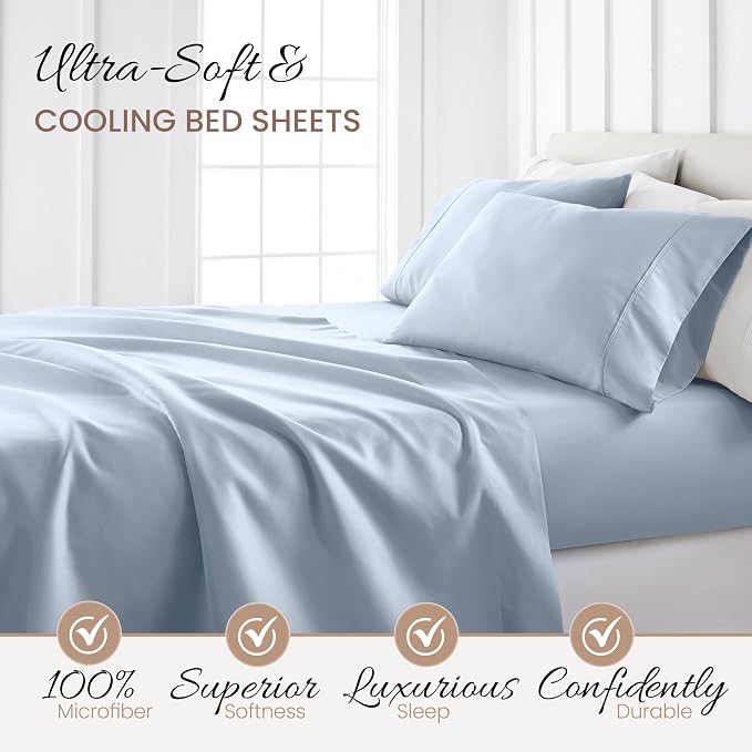 Linen Market Bed Sheets for Twin Size Bed - Image 3