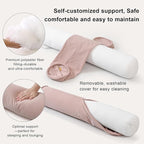 Body Pillow for Adults – Corduroy Long Round Bolster Pillow for Bed, Cuddle - Image 3