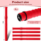 Tandefio 4 Pcs Welding Rod Storage Tube 40 Inch Tig Rod Storage Canisters - Image 2