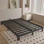 Queen Bed Frame 6 Inch Black, Metal Bed Frame Queen Size by MetalBedFrame