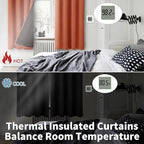 BGment Thermal Insulated 100% Blackout Curtains 72 Inch Length 2 Panels - Image 4