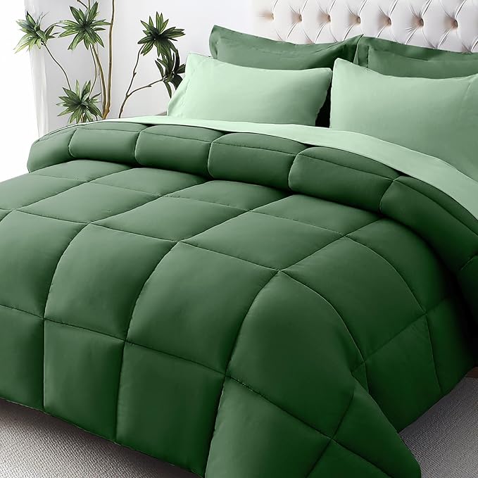 JOLLYVOGUE Twin XL Comforter Set, Ultra-Soft Bed in a Bag Twin XL Size 5 Pieces by JOLLYVOGUE
