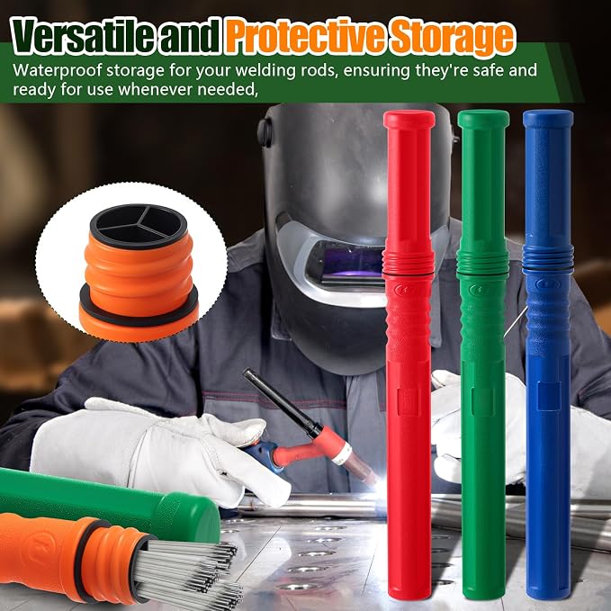 Tandefio 4 Pcs Welding Rod Storage Tube 40 Inch Tig Rod Storage Canisters - Image 5