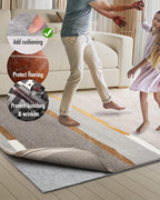 Resare Non Slip Rug Pad Gripper Extra Thick Dual Surface Felt Under Rug - Image 2