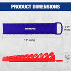 WORKPRO 2-Pack Magnetic Wrench Organizer, 12-Piece Gripper Wrench Holder - Image 2