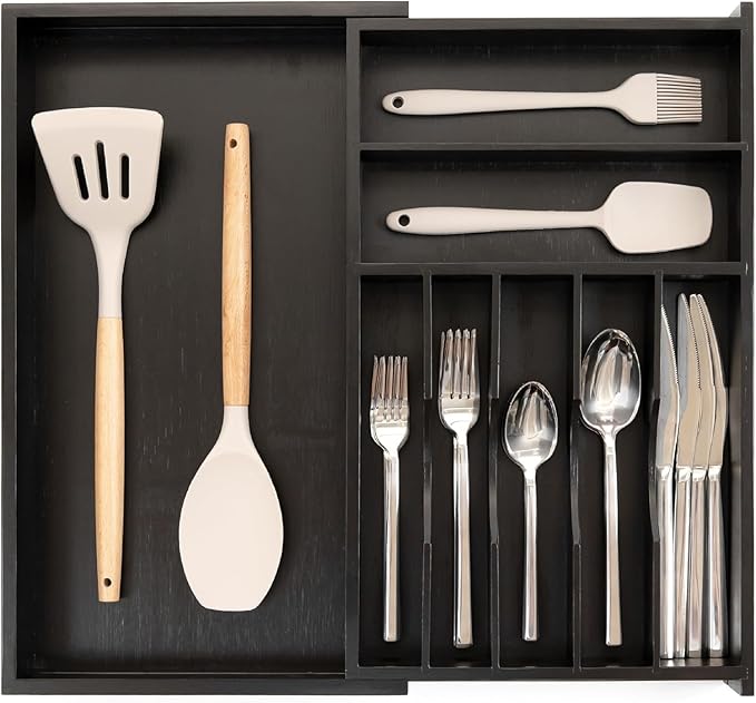 Premium Silverware, Flatware and Utensil Organizer by KitchenEdge