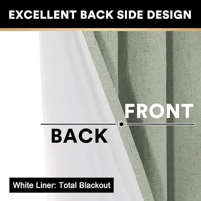 PrinceDeco 100% Blackout Curtains - Image 5