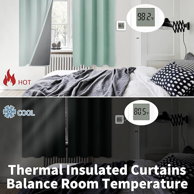 BGment Thermal Insulated 100% Blackout Curtains - Image 4