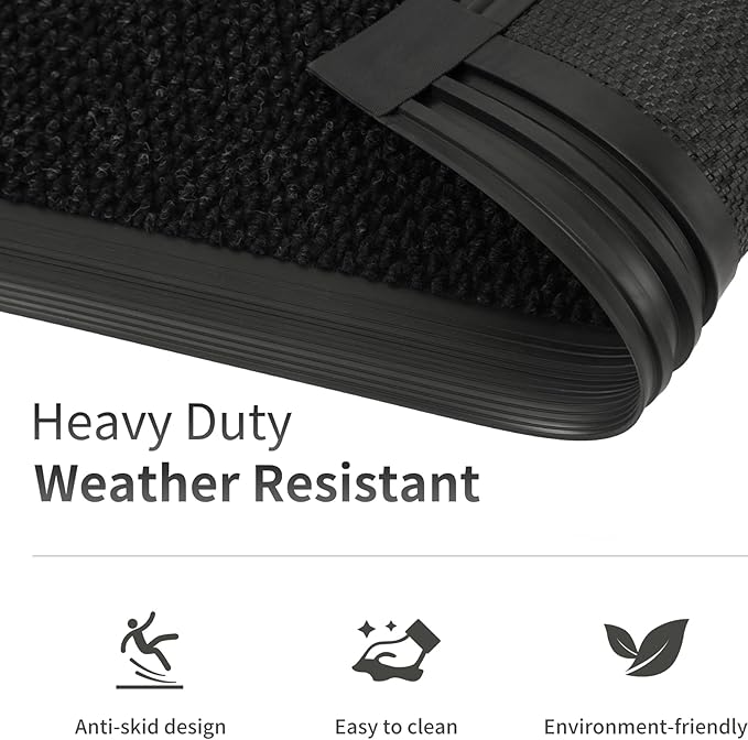 4ft x 5ft Front Door Mat Indoor Outdoor Entrance, Commercial Heavy Duty - Image 4